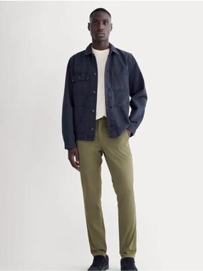 Everlane slim fit performance chino pants Kalamata green size 38x30 new mens